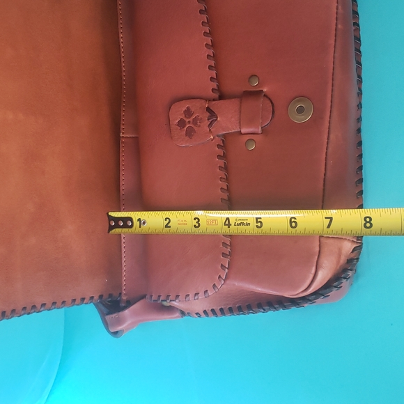 Patricia Nash Leather Patched Work Dante  Bag - Picture 15 of 16